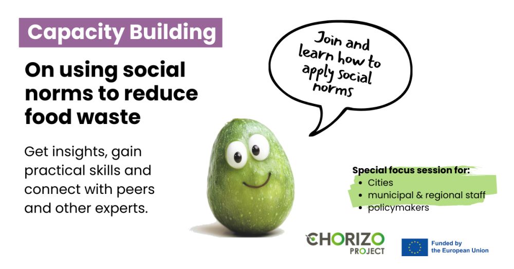 CHORIZO capacity-building session: Social norms and food waste in cities