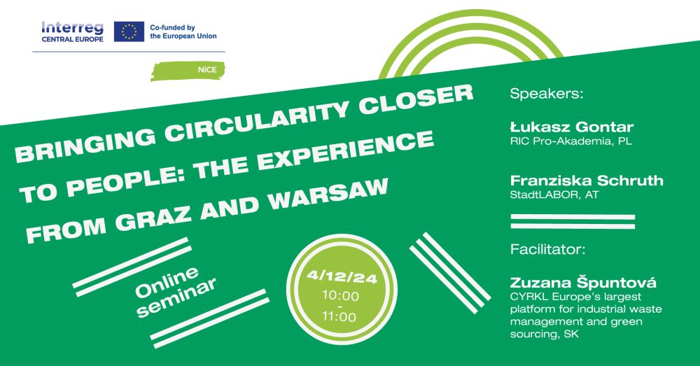 Bringing circularity closer to people – the experience from Graz and Warsaw